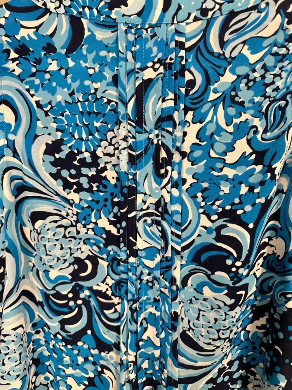 Lilly Pulitzer Joan Top in Resort White Mermazing Size Small - Picture 5 of 6